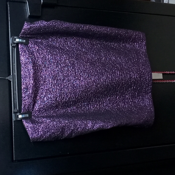 torrid Dresses & Skirts - Purple shiny skirt torrid size2